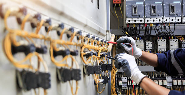 Professional Electrician technician working in Center, CO